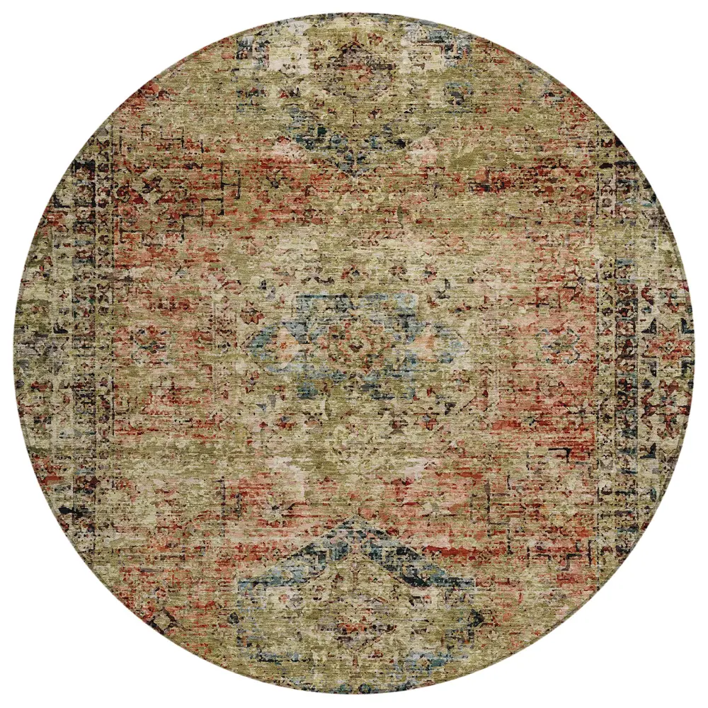 Chantille ACN2170 Terracotta 8' x 8' Rug