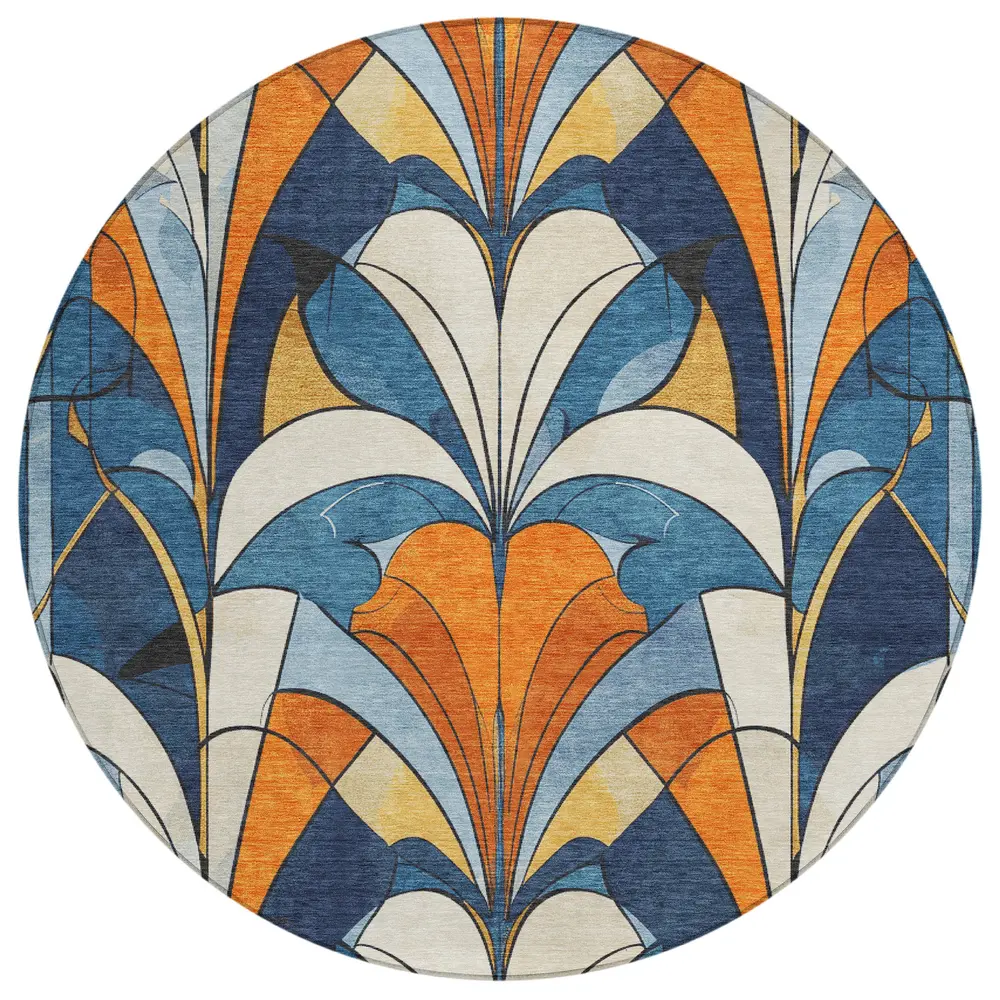 Chantille ACN2174 Blue 8' x 8' Rug