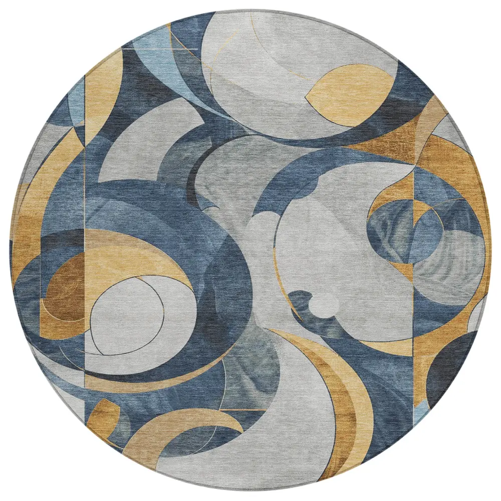 Chantille ACN2175 Blue 8' x 8' Rug