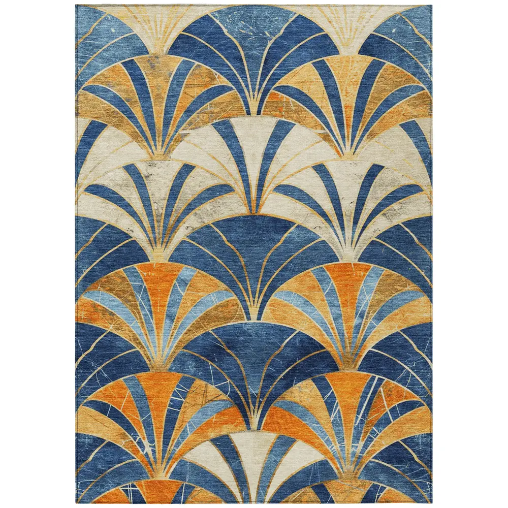 Chantille ACN2178 Blue 3' x 5' Rug