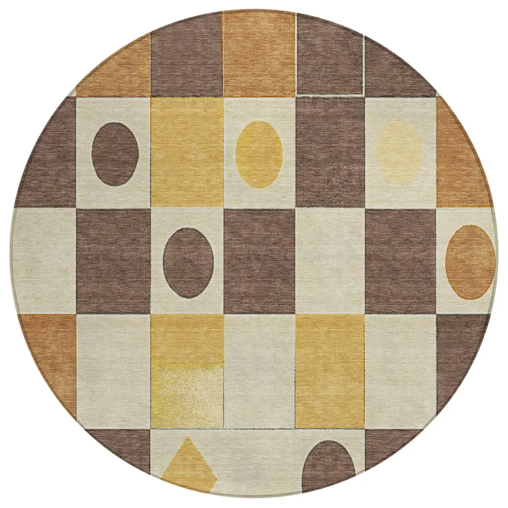 Chantille ACN2181 Brown 8' x 8' Rug