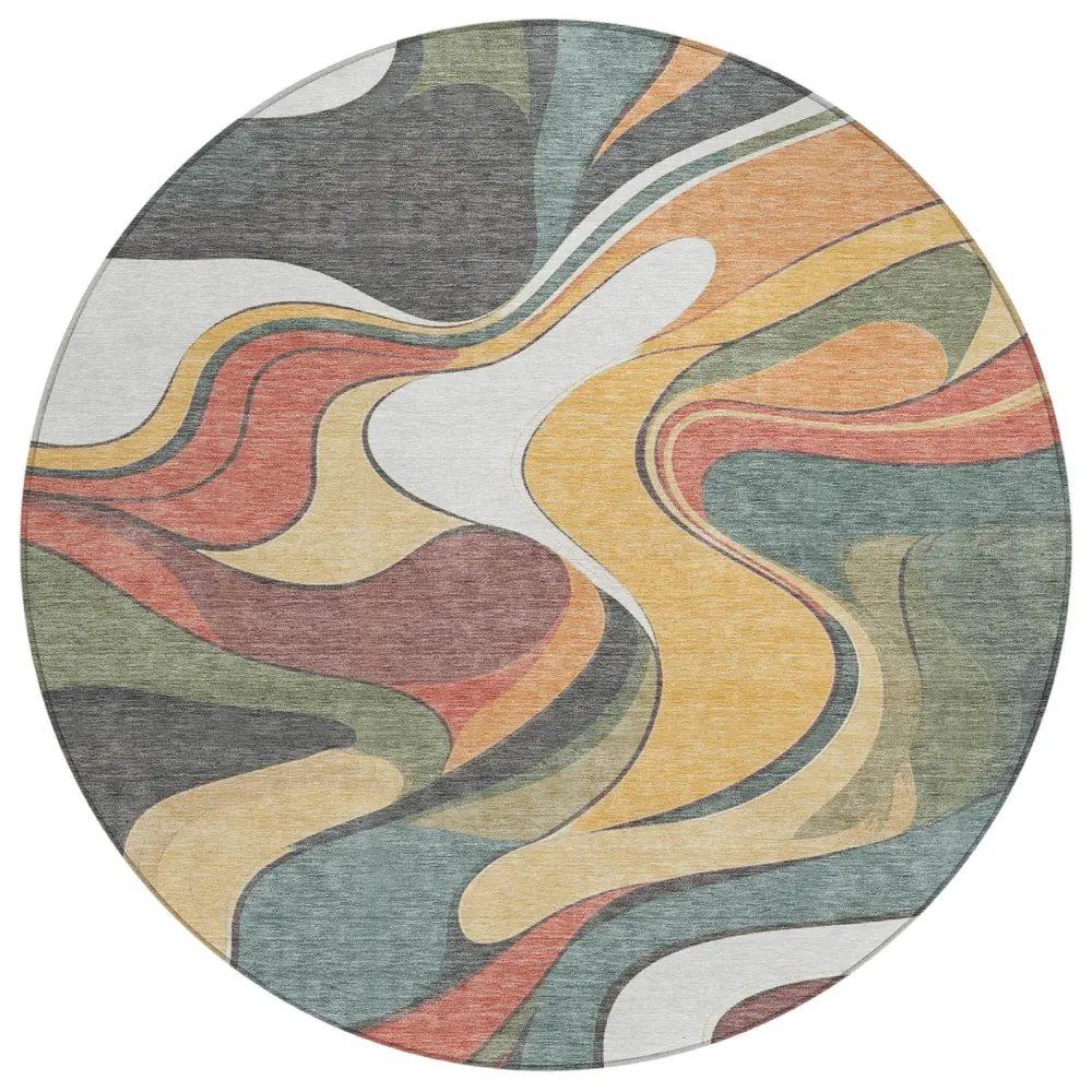 Chantille ACN2183 Gold 8' x 8' Rug