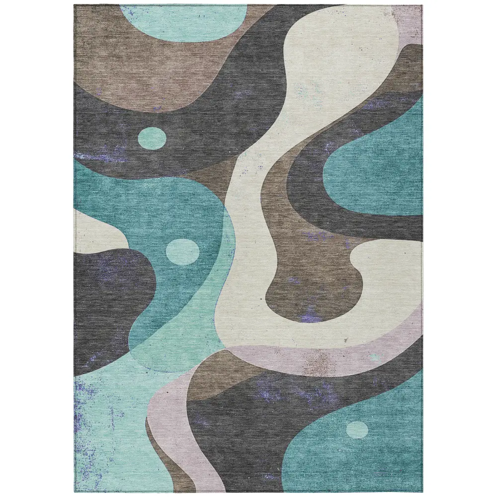 Chantille ACN2185 Teal 10' x 14' Rug