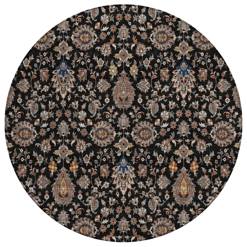 Chantille ACN2192 Black 8' x 8' Rug