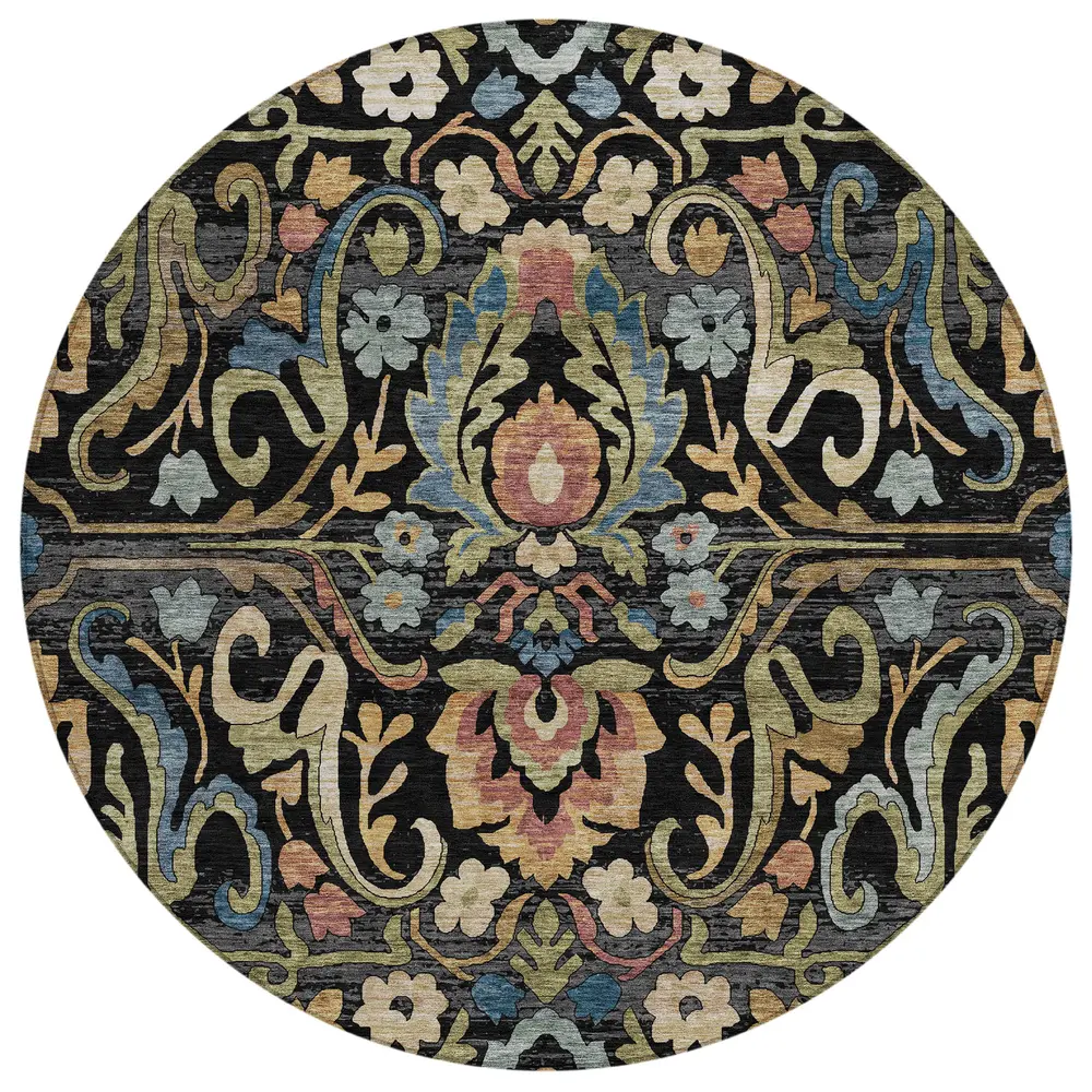 Chantille ACN2193 Black 8' x 8' Rug