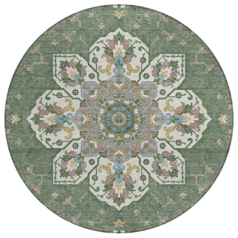 Chantille ACN2194 Green 8' x 8' Rug