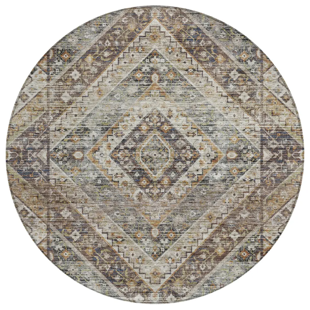 Chantille ACN2195 Brown 8' x 8' Rug