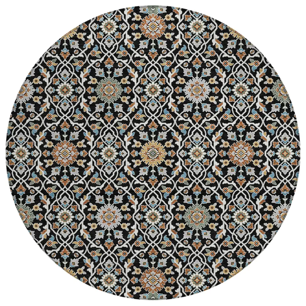 Chantille ACN2199 Black 8' x 8' Rug