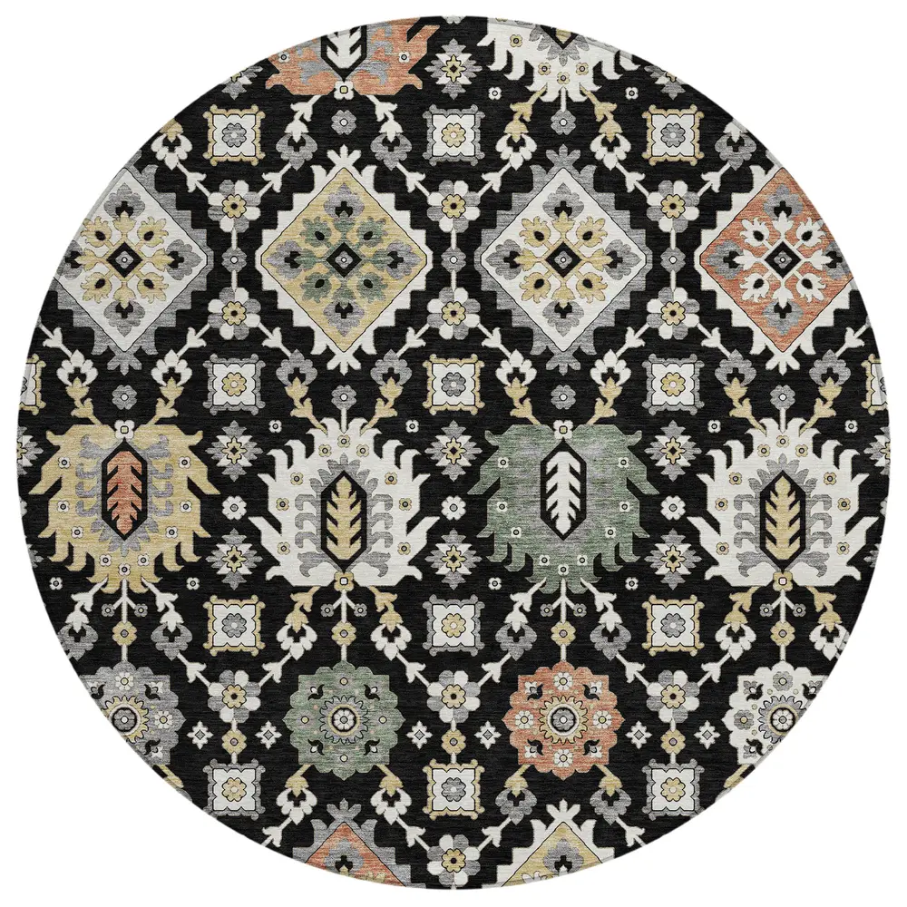 Chantille ACN2200 Black 8' x 8' Rug