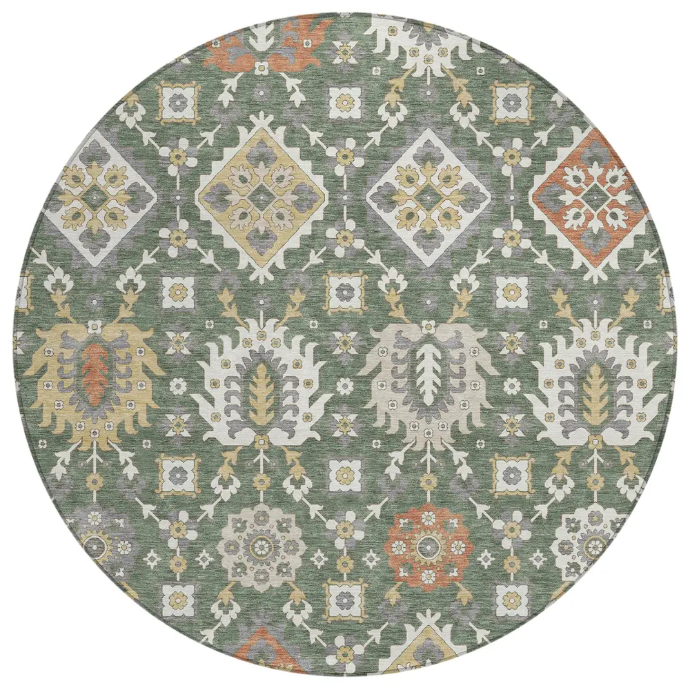 Chantille ACN2200 Green 8' x 8' Rug