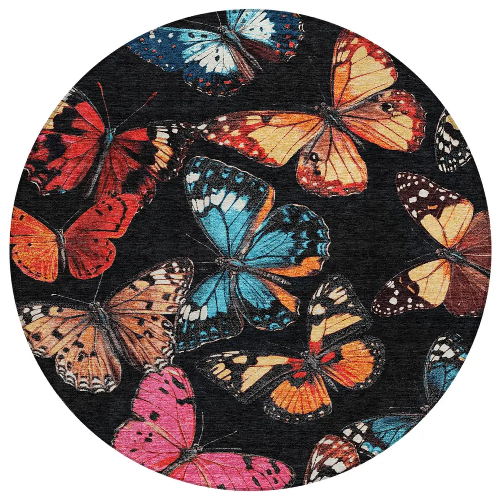 Chantille ACN2201 Black 8' x 8' Rug