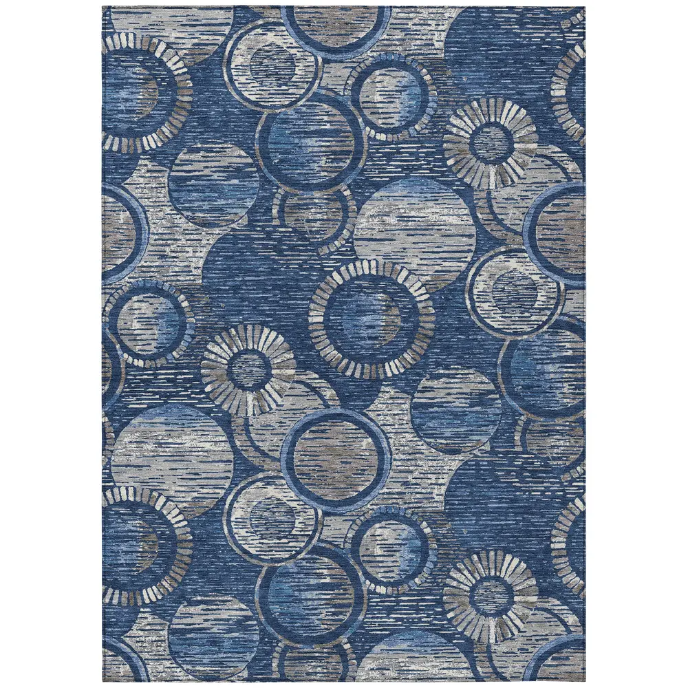 Chantille ACN2206 Navy 3' x 5' Rug