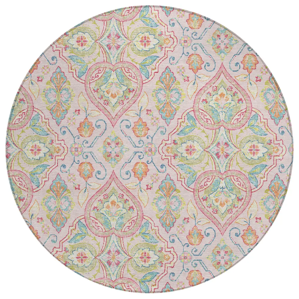 Chantille ACN2207 Pink 8' x 8' Rug