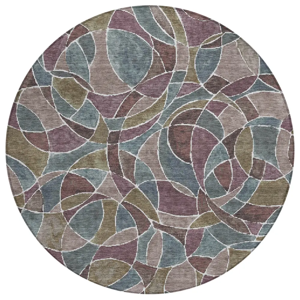 Chantille ACN2208 Plum 8' x 8' Rug
