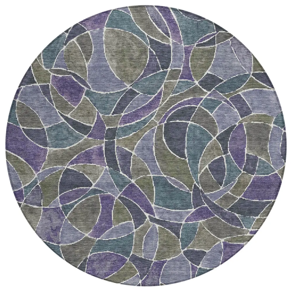 Chantille ACN2208 Purple 8' x 8' Rug