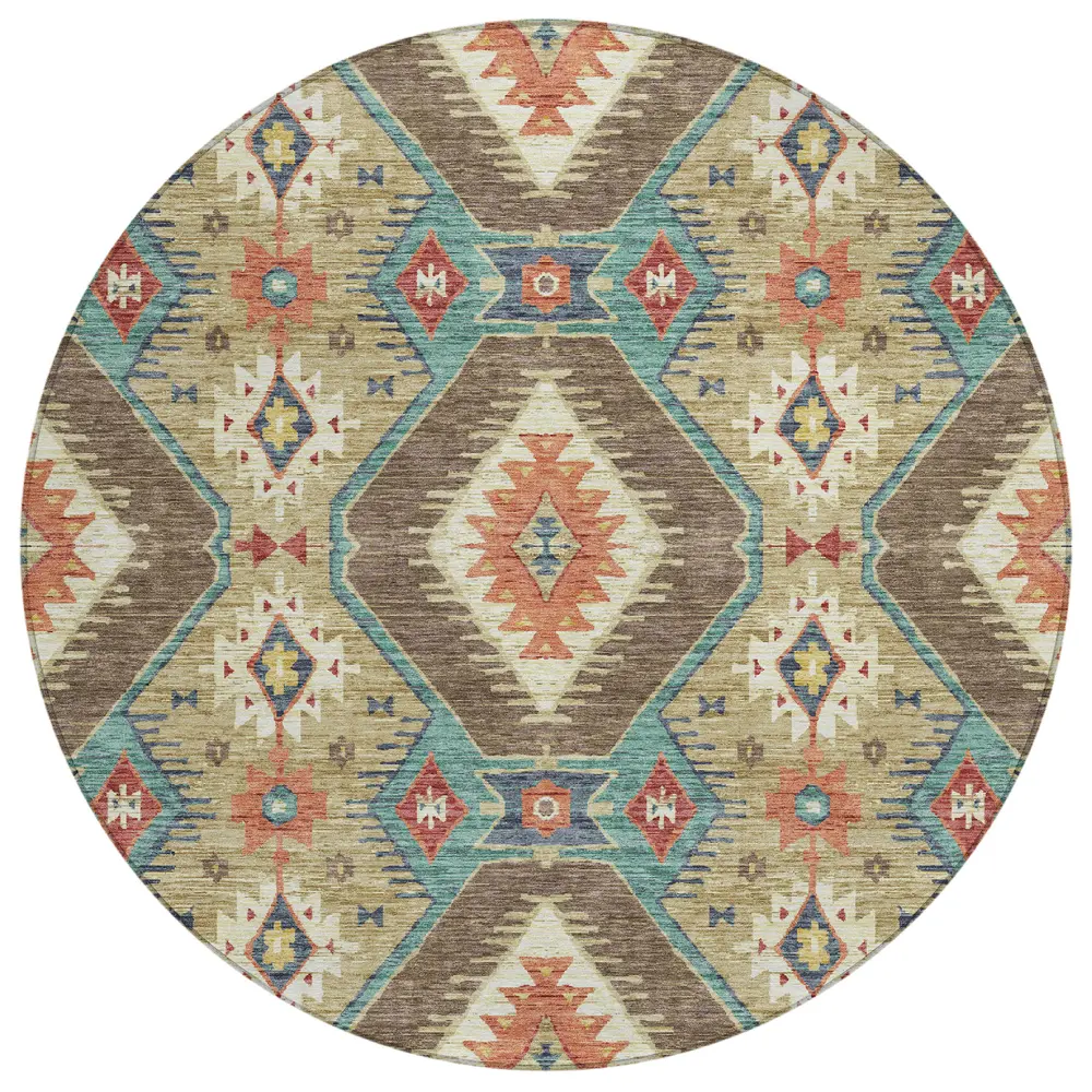 Chantille ACN2210 Khaki 8' x 8' Rug