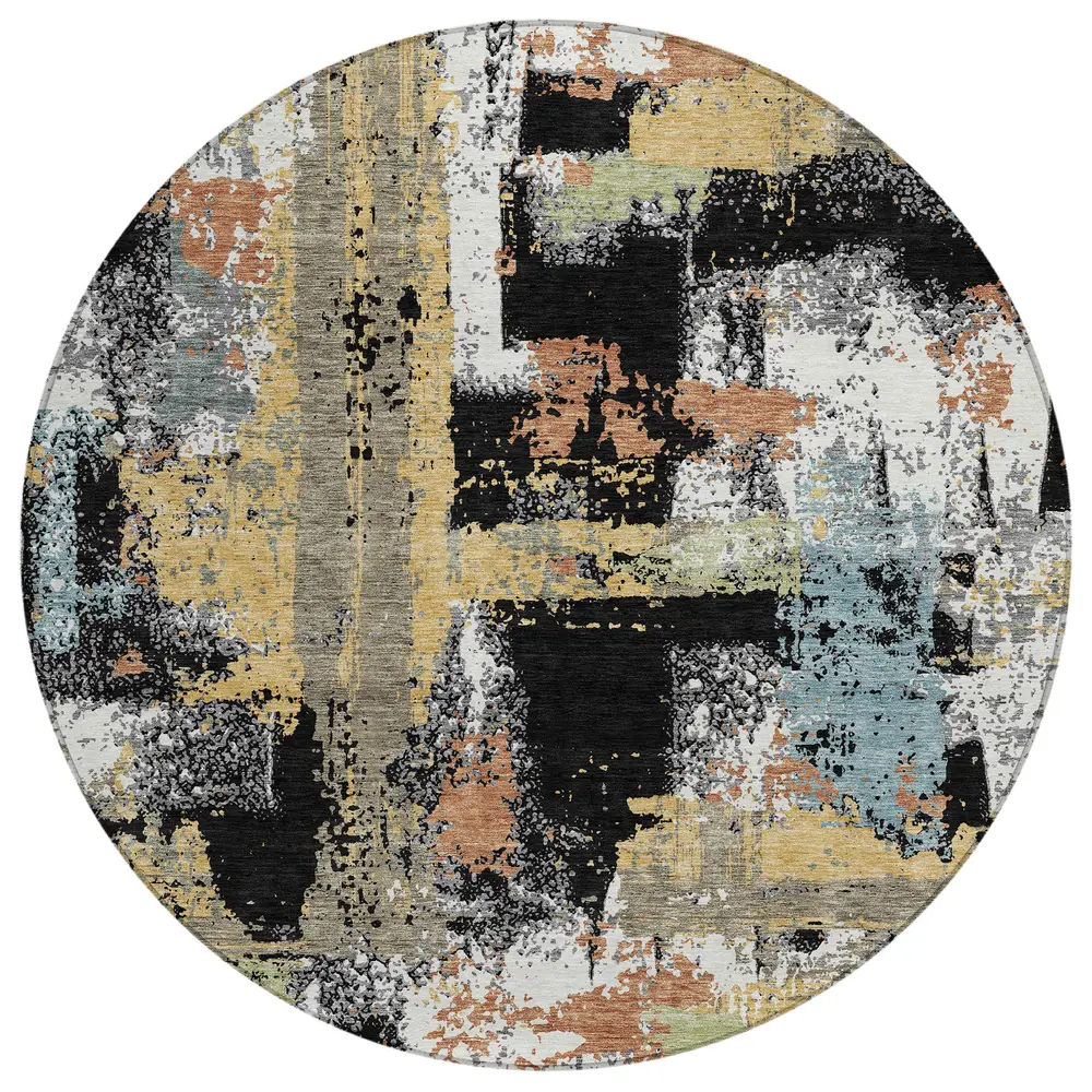 Chantille ACN2212 Black 8' x 8' Rug