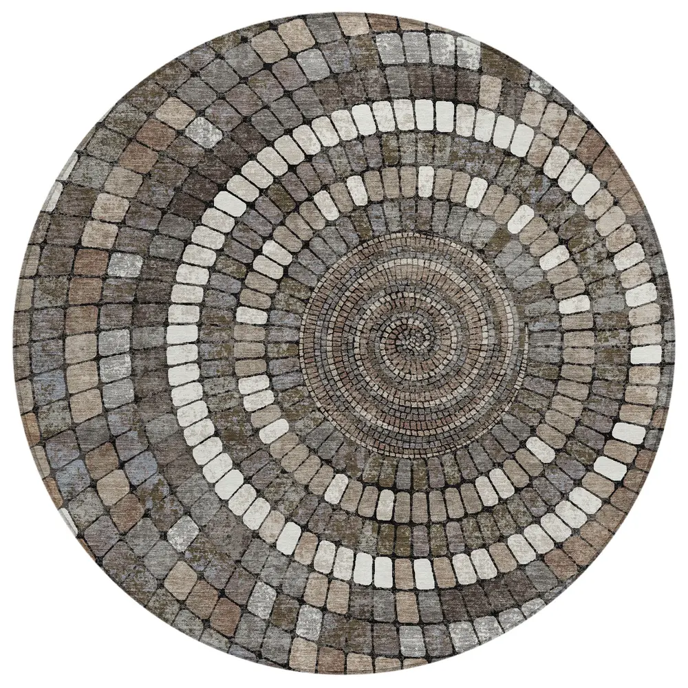 Chantille ACN2216 Brown 8' x 8' Rug