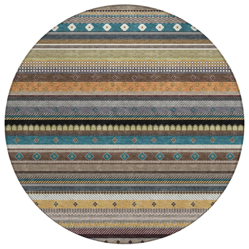 Chantille ACN2218 Brown 8' x 8' Rug