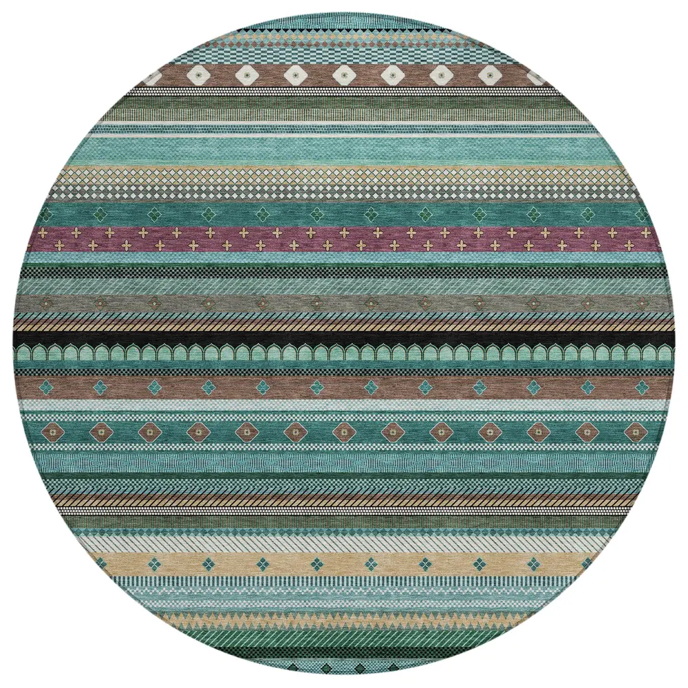 Chantille ACN2218 Teal 8' x 8' Rug