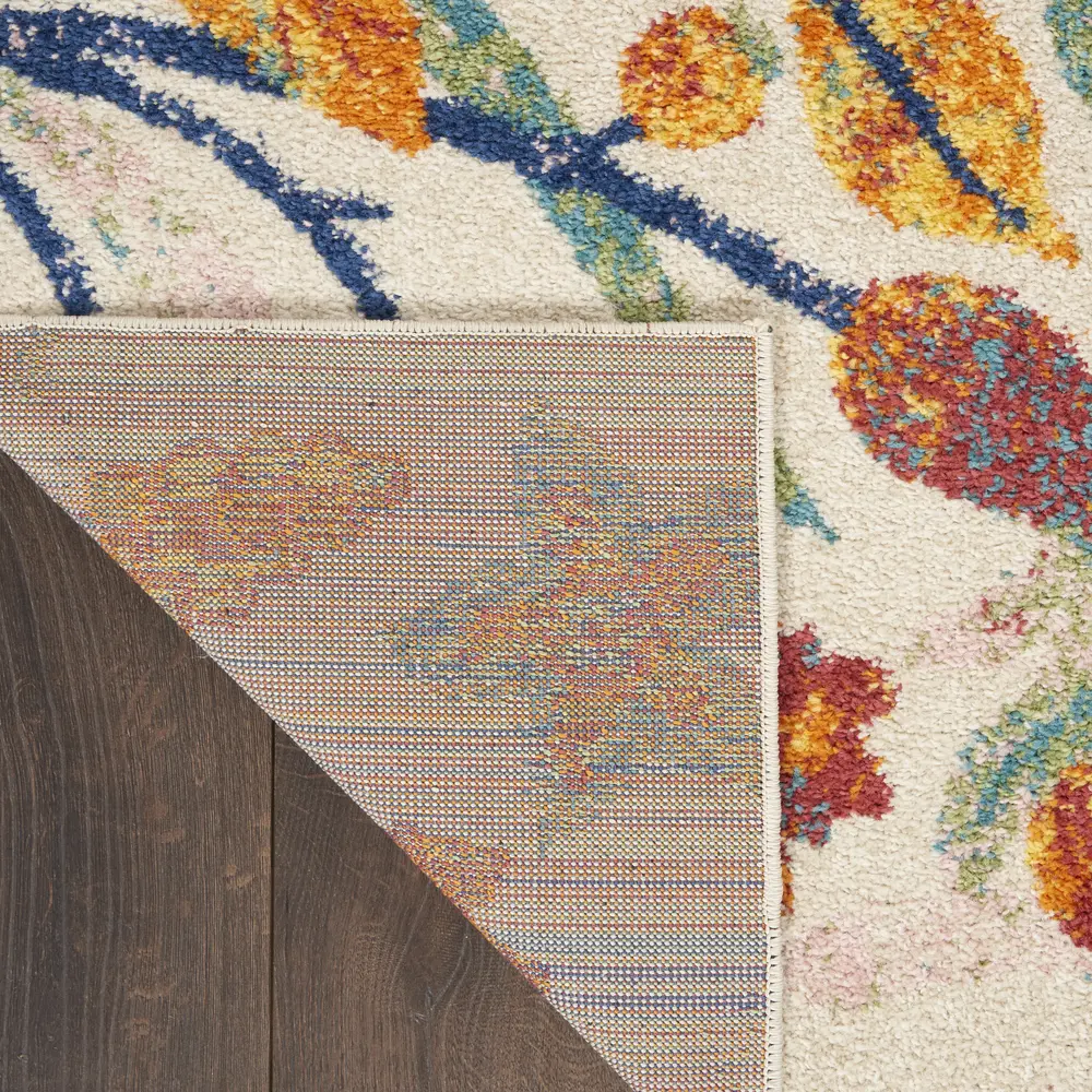 Nourison Allur 4' x 6' Ivory Multicolor Bohemian Indoor Rug