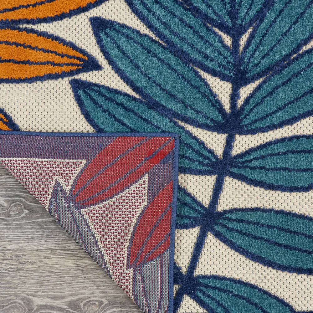 Nourison Aloha 7' x 10' Multicolor Tropical Rug