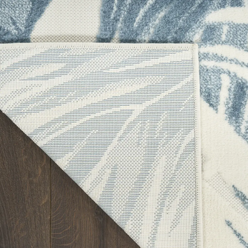 Nourison Aloha 9' x 12' Ivory Blue Modern Rug