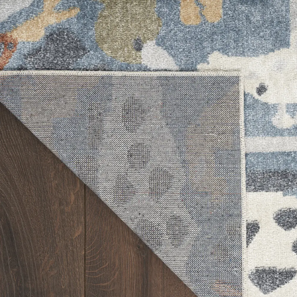 Nourison Astra Machine Washable 9' x 12' Multicolor Kids Indoor Rug