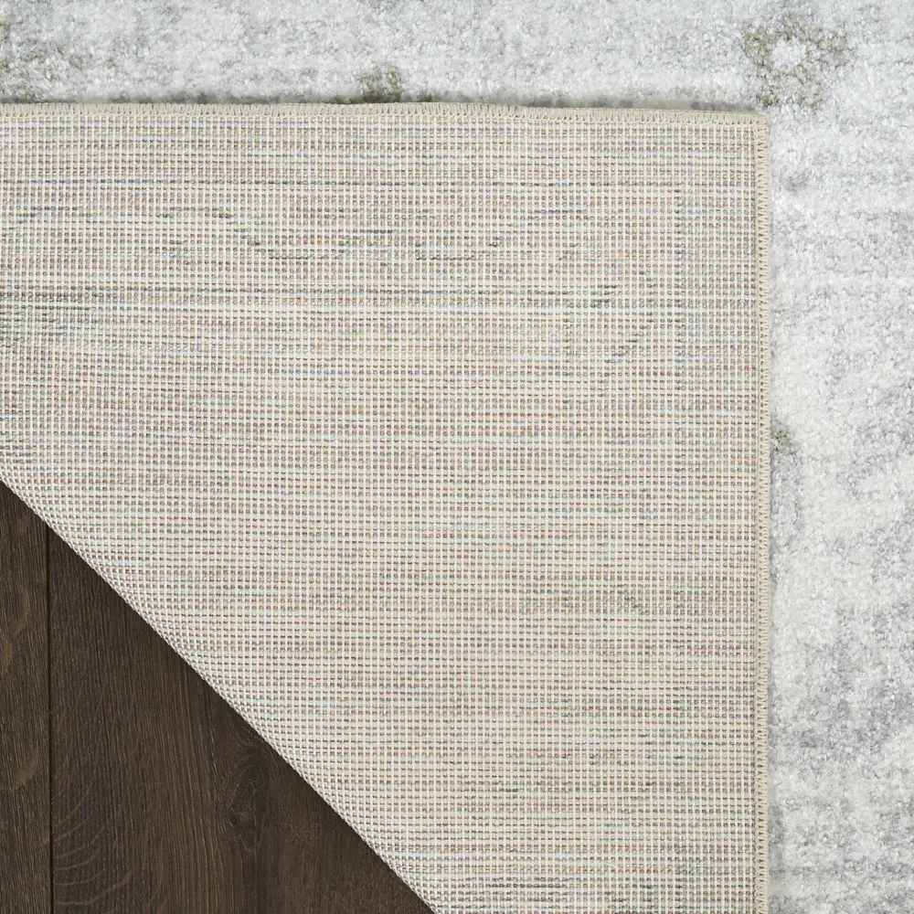 Nourison Astra Machine Washable 4' x 6' Ivory Vintage Indoor Rug