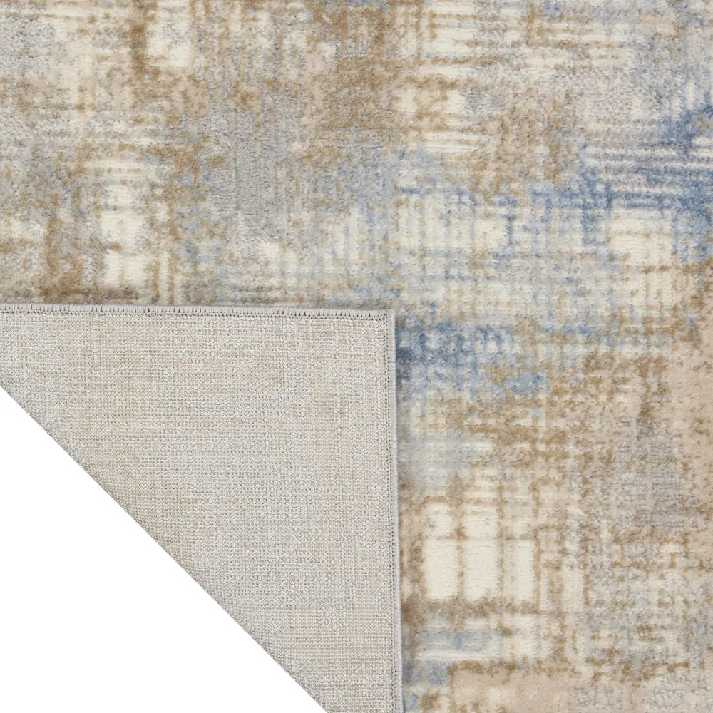 Calvin Klein CK950 Rush 8' x 10' Blue Beige Modern Indoor Rug