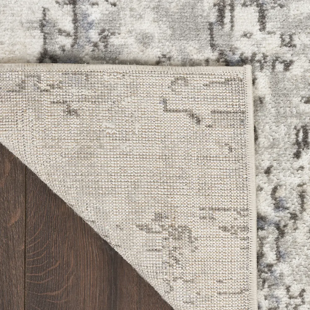 Nourison Concerto 10' x 14' Ivory Blue Grey Modern Indoor Rug