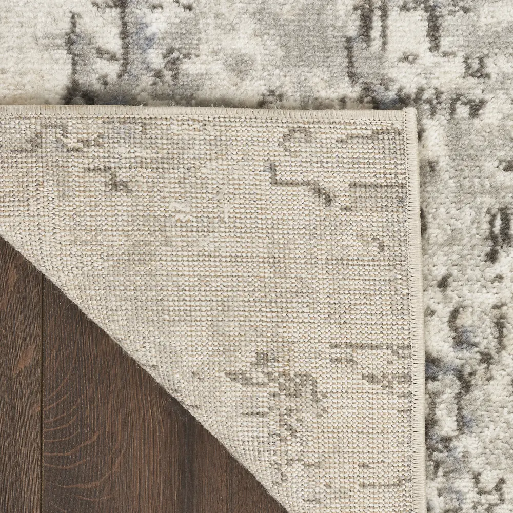 Nourison Concerto 7' x 10' Ivory Blue Grey Modern Indoor Rug