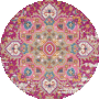 Ivory/Fushia