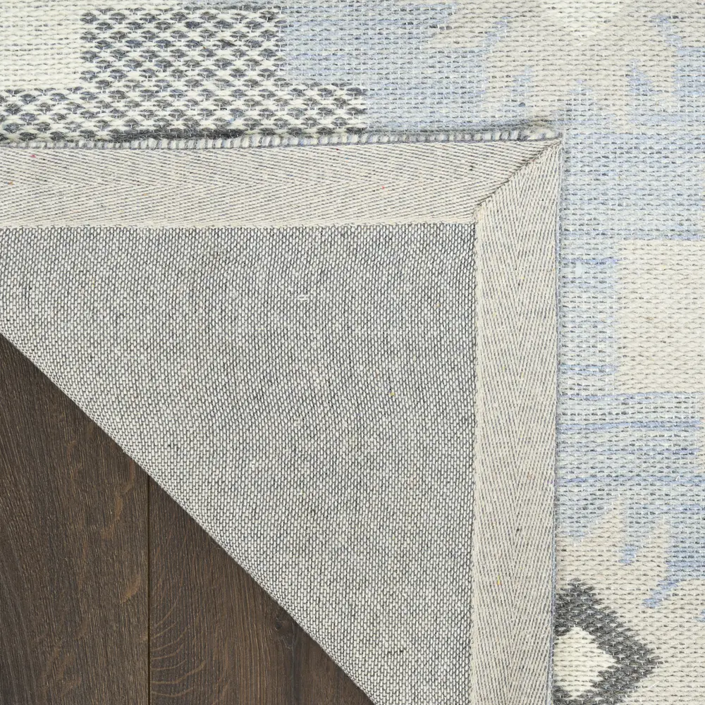 Nourison Copenhagen 8' x 10' Ivory Blue Modern Indoor Rug