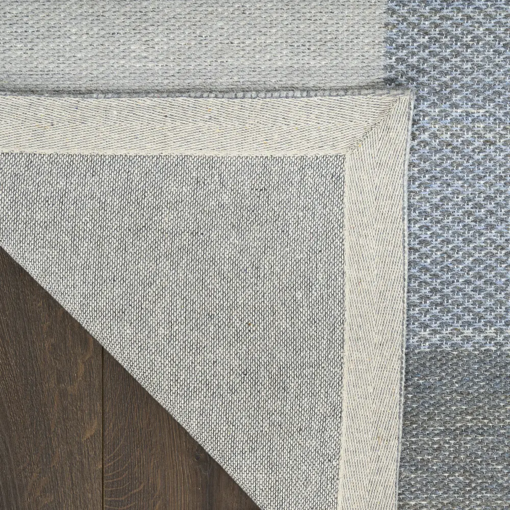 Nourison Copenhagen 5' x 7' Ivory Blue Mid-Century Modern Indoor Rug