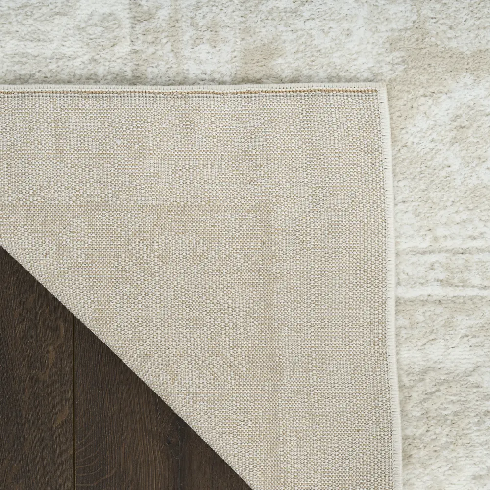 Nourison Dekor 2' x 4' Ivory Beige Vintage Indoor Rug