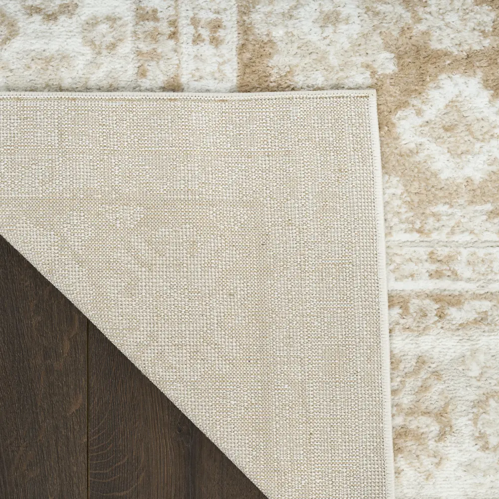 Nourison Dekor 4' x 6' Cream Beige Vintage Indoor Rug