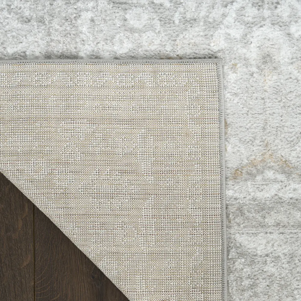 Nourison Dekor 2' x 4' Grey Vintage Indoor Rug