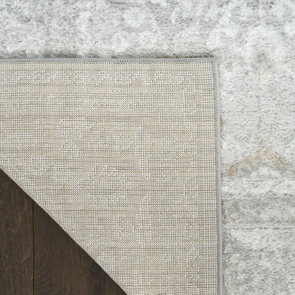 Nourison Dekor 4' x 6' Grey Vintage Indoor Rug