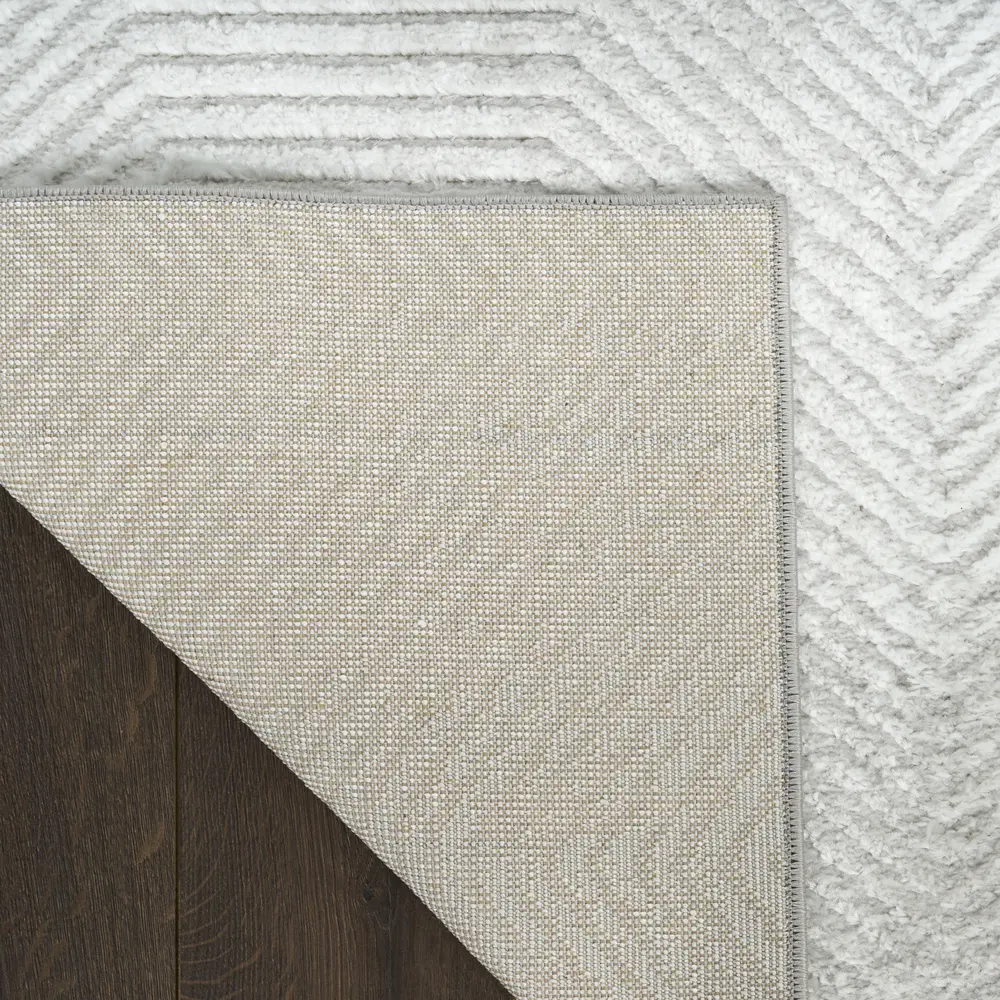 Nourison Dekor 2' x 4' Grey Vintage Indoor Rug