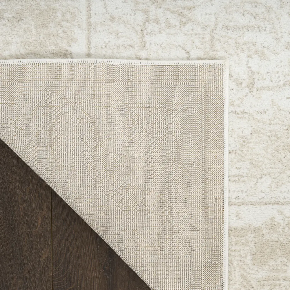 Nourison Dekor 2' x 4' Ivory Taupe Vintage Indoor Rug