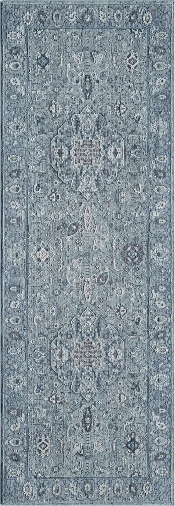 United Weavers Armada Clermont Blue Runner Rug 2'7