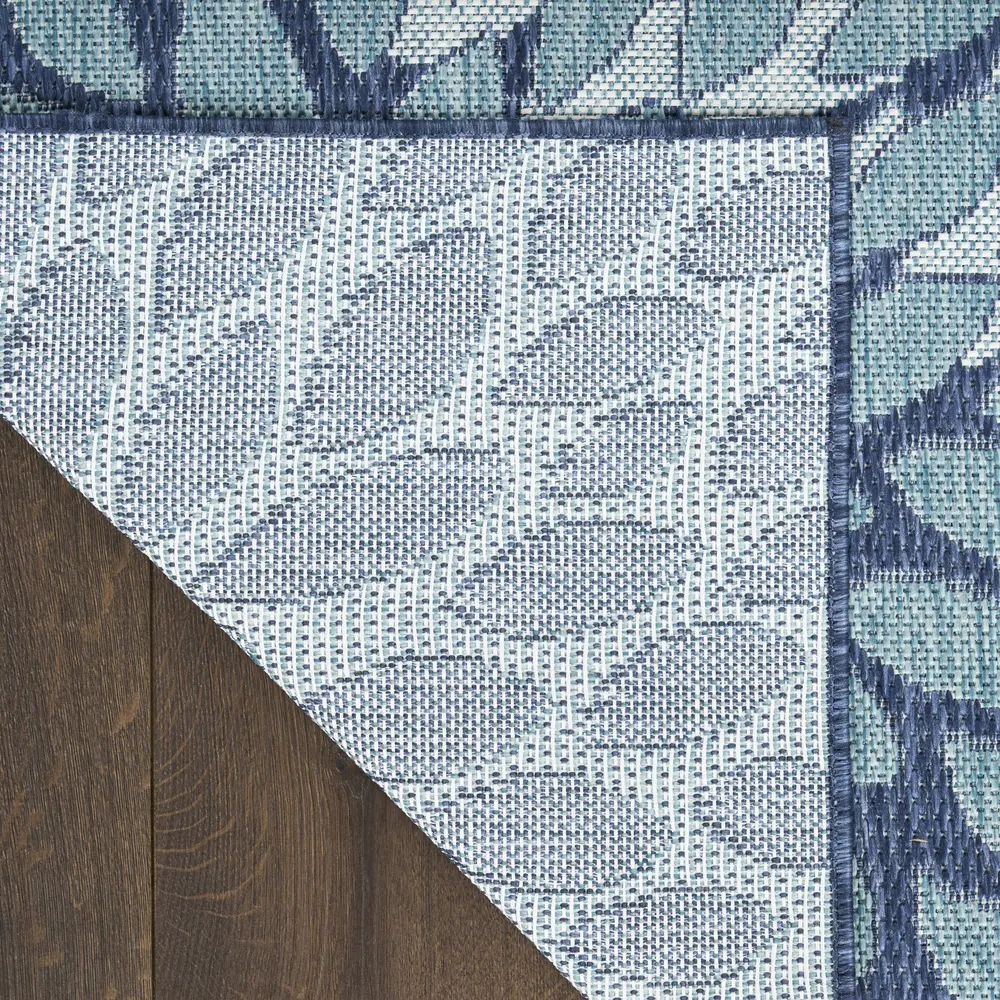 Nourison Garden Oasis 3' x 5' Navy Tropical Rug