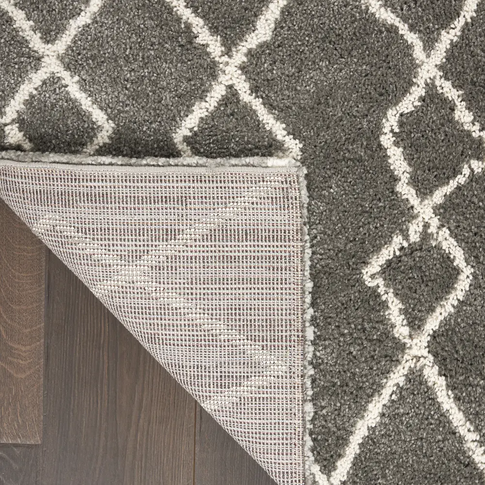 Nourison Geometric Shag 5'3