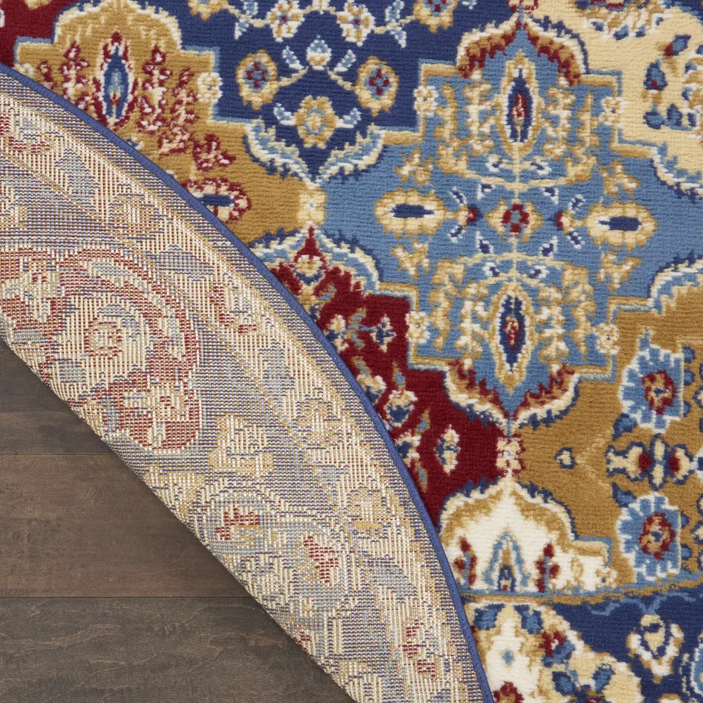 Nourison Grafix 8' x Round Multicolor Bohemian Indoor Rug