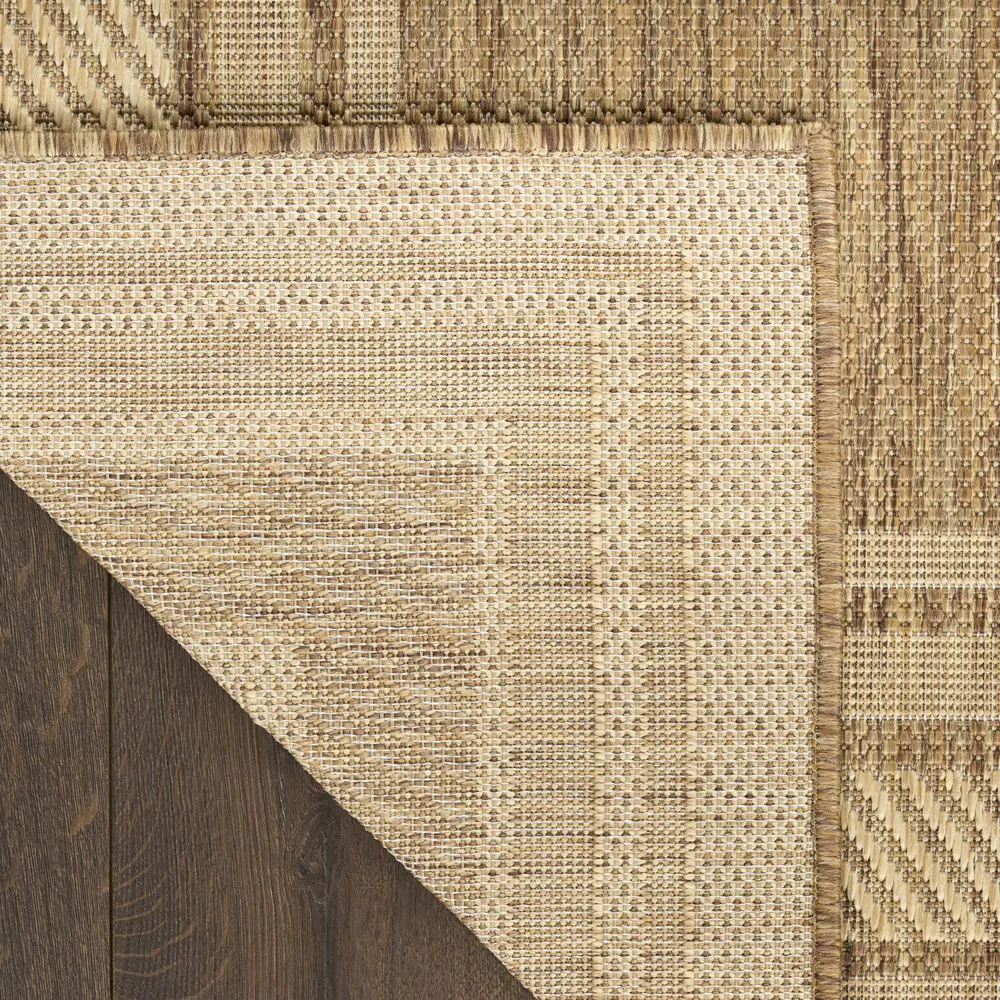 Nourison Horizon Indoor/Outdoor 6' x 9' Natural Modern Rug