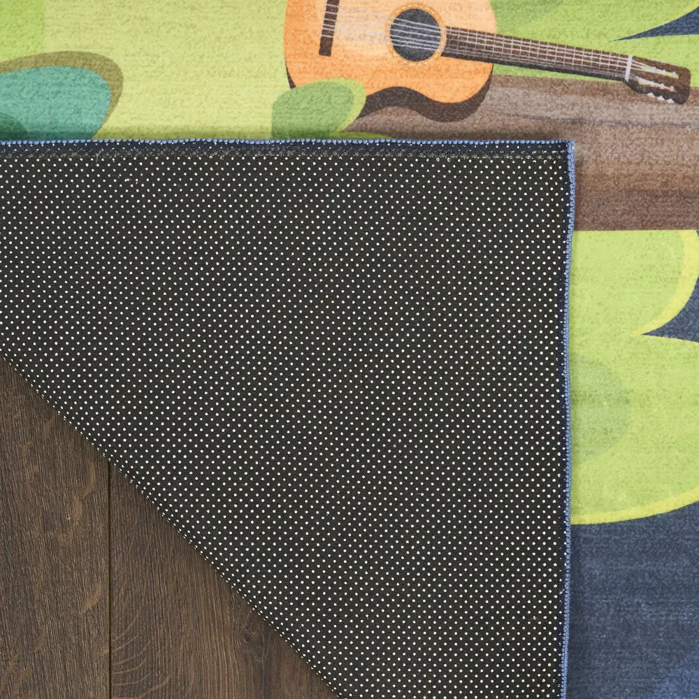 Nourison Imagination 5' x 7' Navy Multicolor Kids Indoor Rug