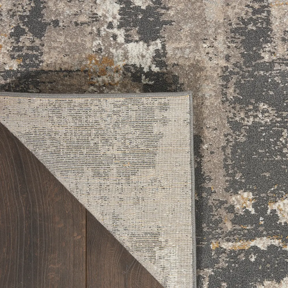 Nourison Ludlow 4' x 6' Cream Grey Modern Indoor Rug