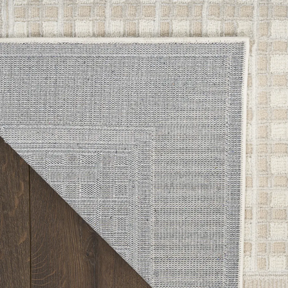 Nourison Nordic 8' x 10' Beige Modern Indoor Rug