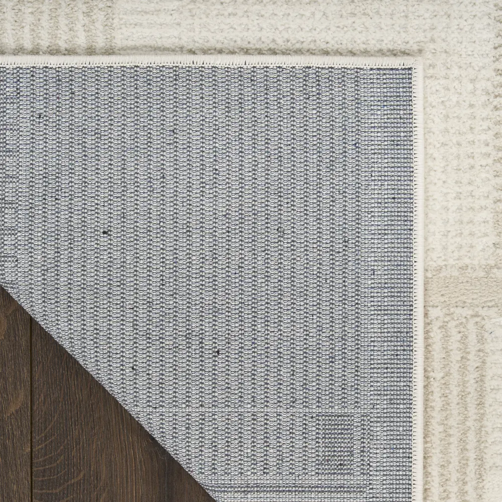 Nourison Nordic 5' x 7' Ivory Beige Modern Indoor Rug